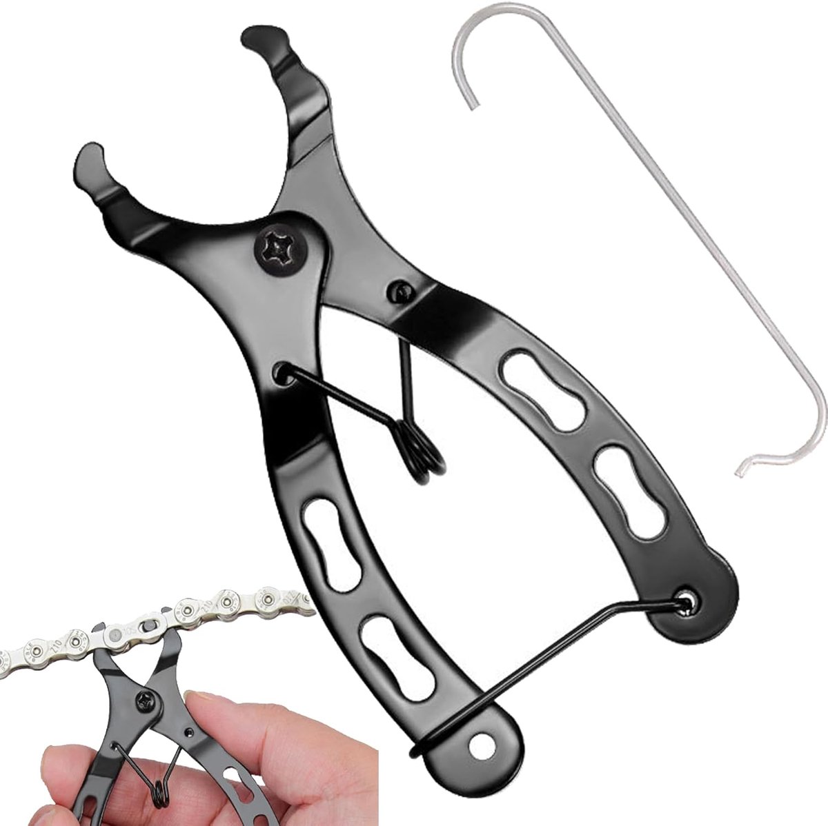 Fietskettingtang,2-in-1 Kettinggereedschap,Opener Sluiter Reparatie Tang en Fietskettinggereedschap, Kettingschakeltang voor fietsen Reparatie Verwijderingsgereedschap