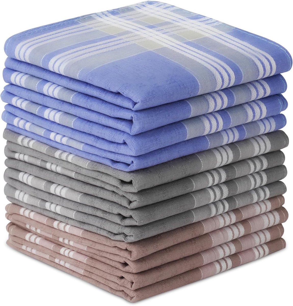 Zakdoeken, premium zachte herenzakdoeken, klassiek geruit patroon pochet, meerdere stijlen kleuren, voor bruiloften, bal, feest, cadeau voor mannen