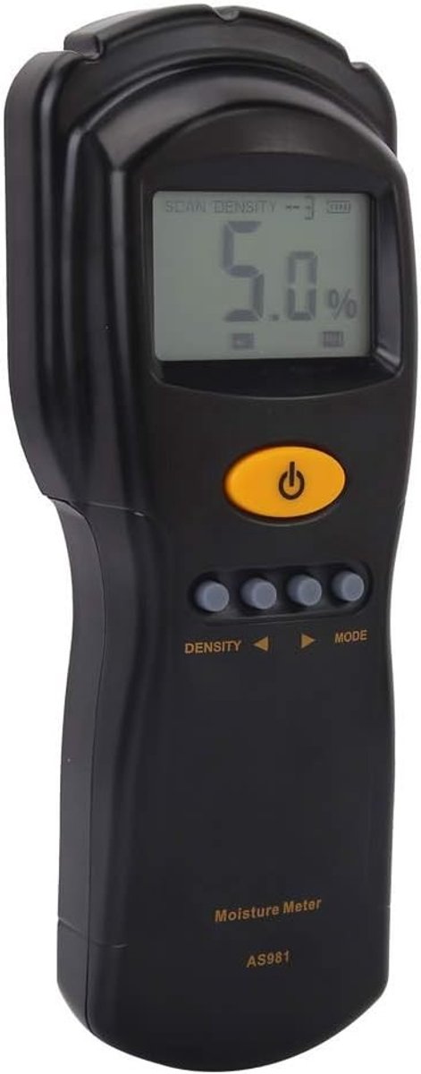 Digitale Houtvochtigheidsmeter - Geen LCD-scherm - 200 x 76 x 30 mm - Hoogfrequente Inductietechnologie - Voor Hout, Bamboe, Katoen en Papier