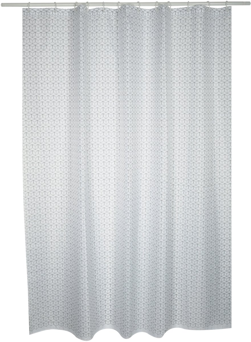 MSV Douchegordijn – Waterdichte Anti-Schimmel Douchegordijn met Antibacteriële Coating – 100% Polyester – Modern Design