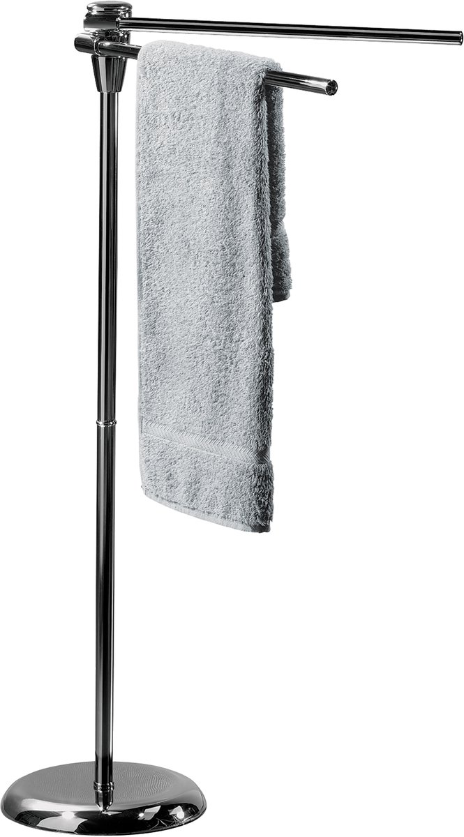 Spirella Handdoekhouder – Staand Handdoekrek voor de Badkamer met Meerdere Stangen voor Handdoeken en Washandjes