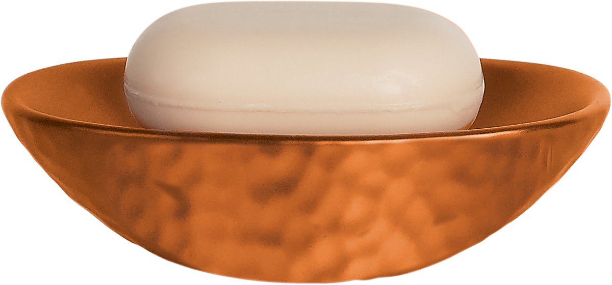Spirella Zeephouder Darwin Hammered – Zeepschaal voor de Badkamer – Robuust Zeepbakje met Modern Design