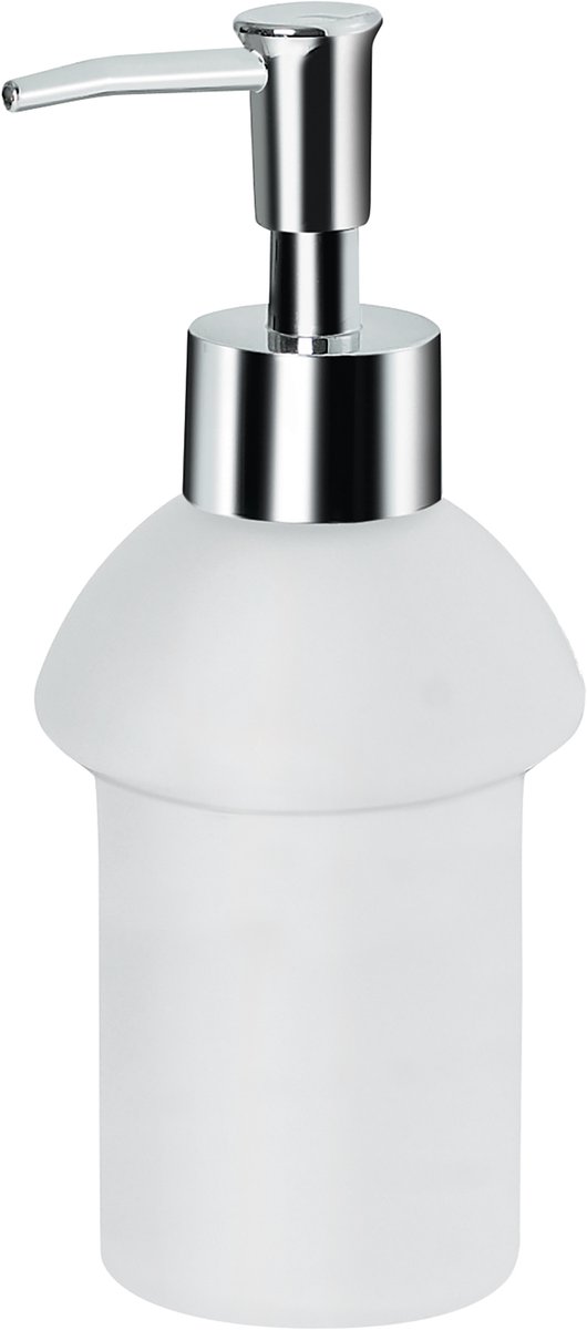 Spirella Campagne Frosty Zeepdispenser – Zeeppomp voor Vloeibare Zeep – Badkamer Zeephouder met Mat Afwerking – 200 ml – Ø 5 cm