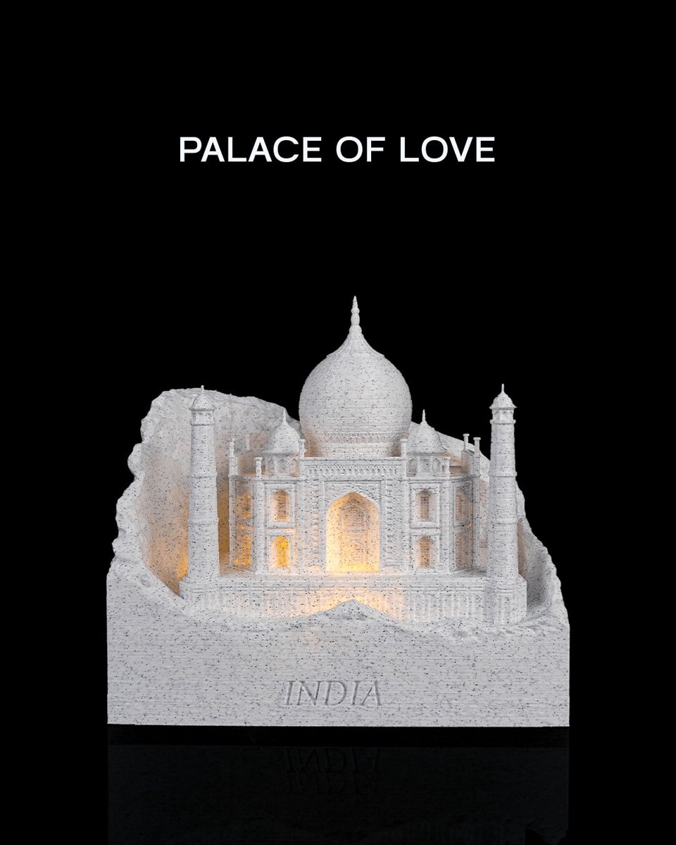 Palace of Love - Architectuur decoratiemodel - Landmark interieurdecoratie - woonaccessoire, beeldje, display model, bureau decoratie