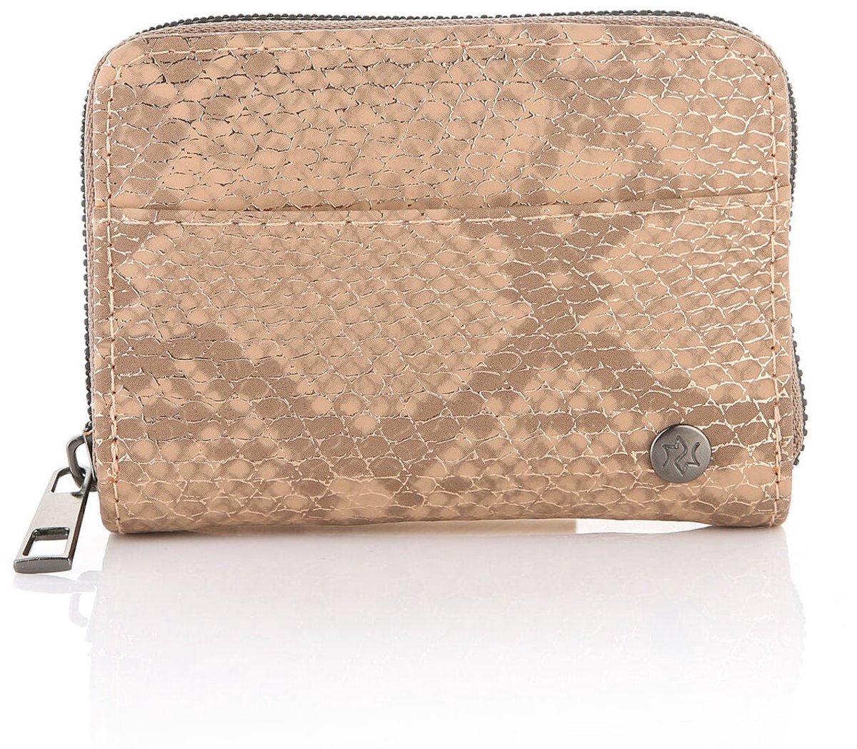 Sunset Fashion Portemonnee Dierenprint champagne 12x9cm