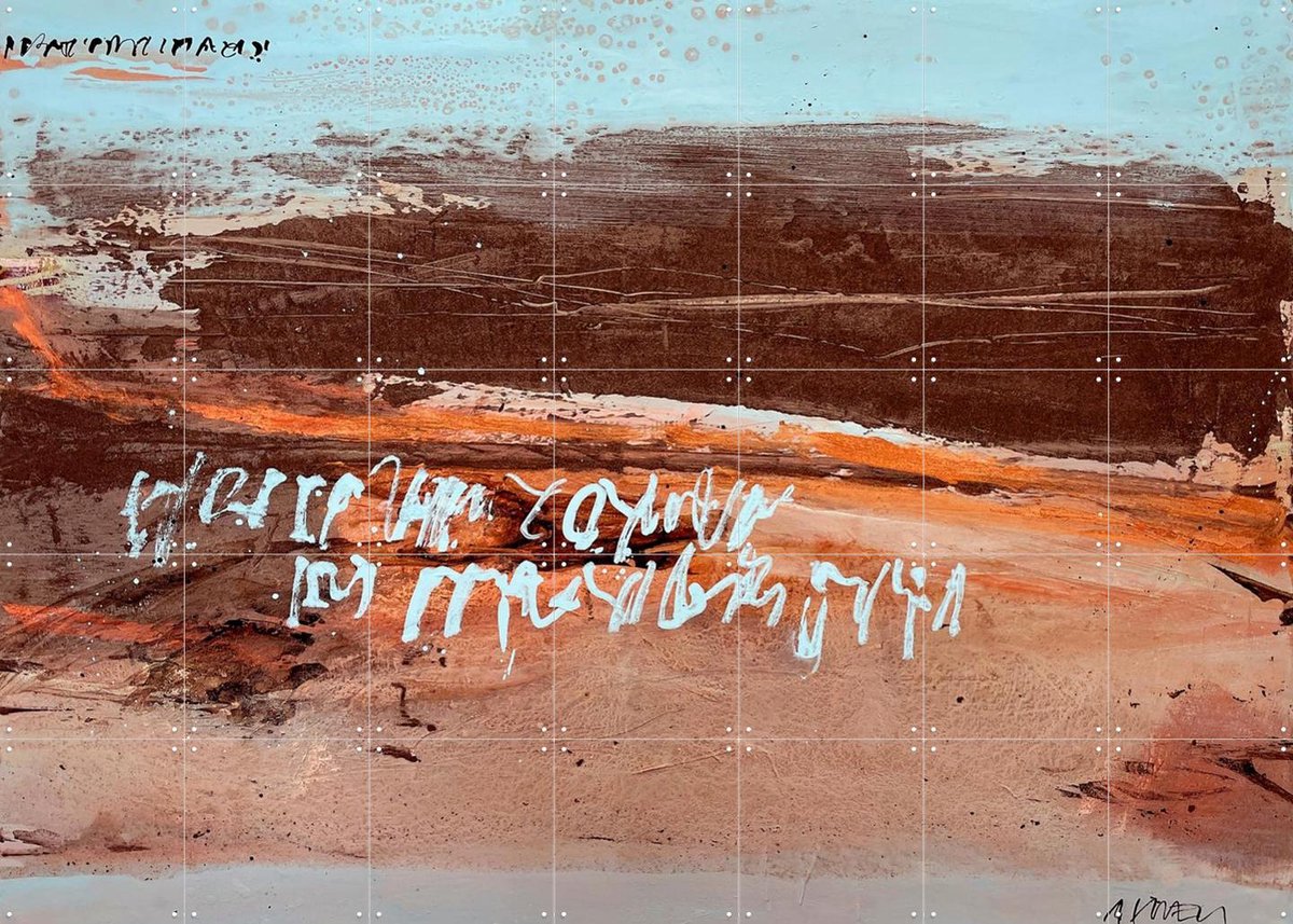 IXXI Autumn Thoughts, SüessART - 140 x 100 cm - Gratis ophangtool - Grote wanddecoratie en posters - Gemengde Technieken, Abstract, Woonkamer