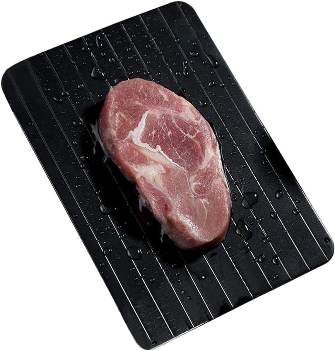 Ontdooiplaat - Ontdooiplaten - Snel Ontdooien - Hoge Kwaliteit Aluminium - 29.5 x 21 cm - Zilver