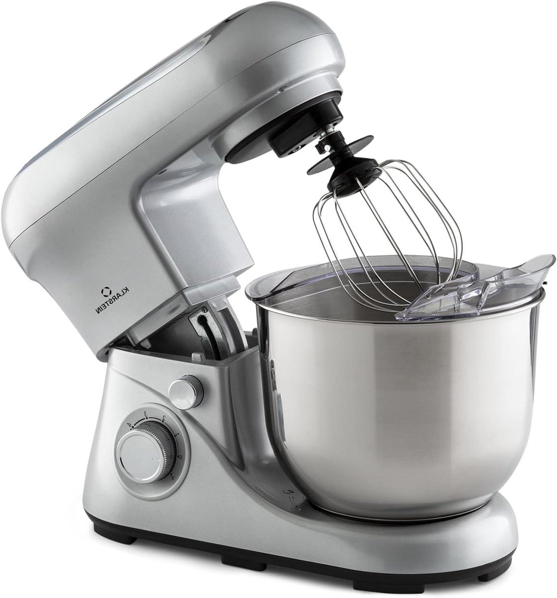 Keukenmachine Mixer - Bakmachine Deegmaker - Koken en Bakken - Planetair Roersysteem - 5 Liter Kom - Zilver