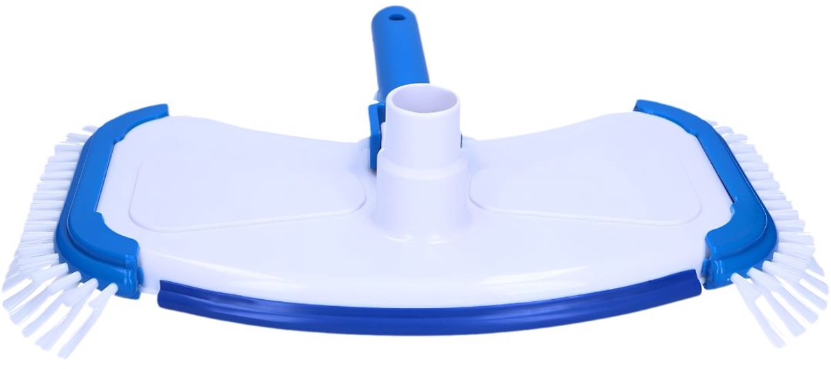 LNMsolutions® Zwembad Stofzuiger - Bodemzuiger Zwembad - Zwembadonderhoud - Wit/Blauw - 30cm x 15cm x 18cm