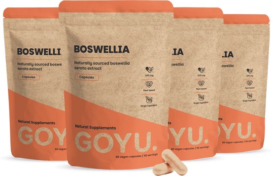 GOYU® - Boswellia Extract capsules 500 mg Multipack 240 Capsules