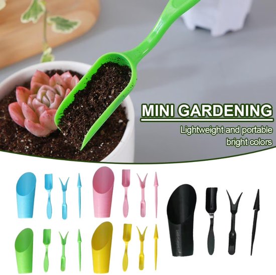 3-delige set gereedschap voor vetplanten - Tuingereedschapsset - Gereedschapsset voor terrariums binnenshuis - Handgereedschap voor het planten - Tuingereedschap voor — afbeelding 2