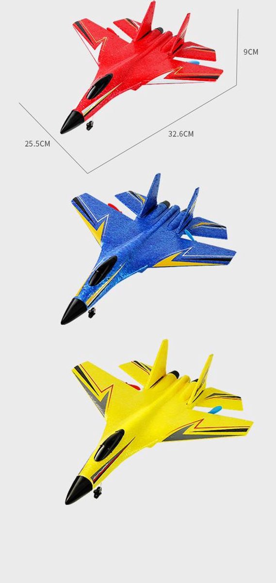 Niba® HW-33 RC vliegtuig Met Afstandsbediening - Straaljager Geel - TIKTOK - Drones - 2024 Vliegtuigen - Ready To FLY - Op Afstand Bestuurbaar - Speelgoed Volwassenen - Oplaadbaar - MAX 50 KM/U !!