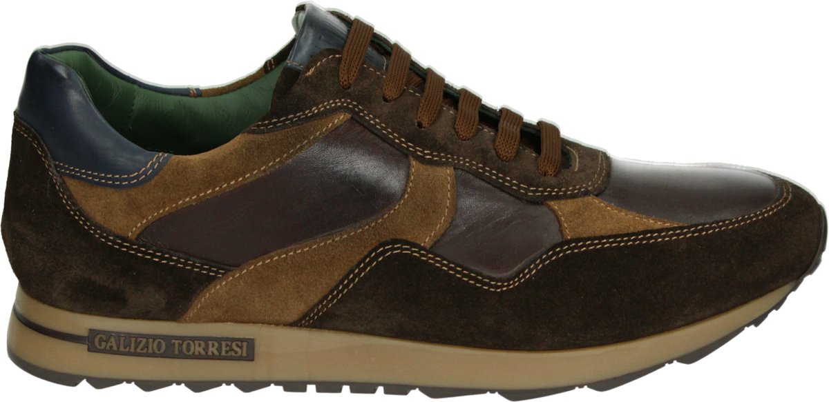 Galizio Torresi - 319860 - Lage sneakersVrije tijdsschoenenHeren sneakers - Kleur: Bruin - Maat: 42