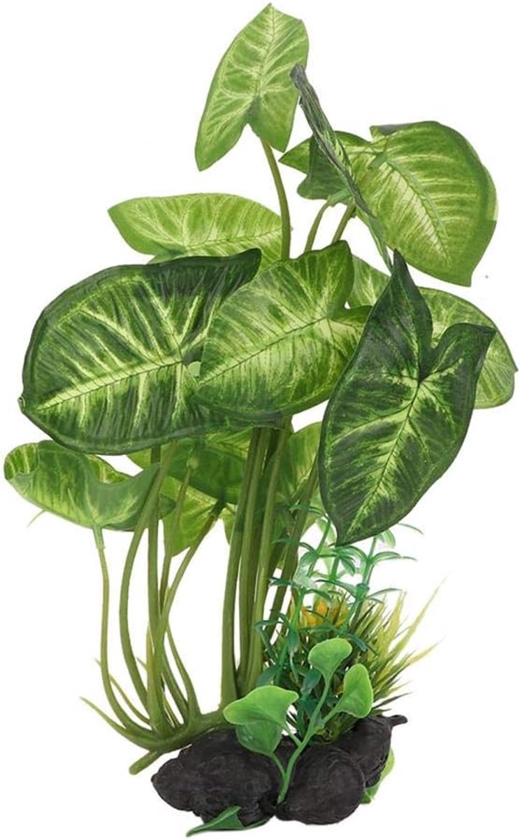 Groene Kunstmatige Aquarium Decoratie Planten, Waterplanten Plastic, Real-Looking Aquarium Ornament Bladeren voor Onderwater Landschapsarchitectuur