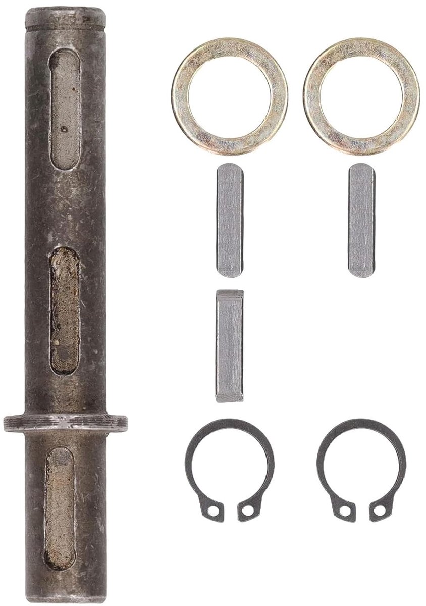 Enkele As, 14 Mm Gelegeerde Stalen Motor Dubbele Uitgangsas, RV30 Wormreductiemiddel Uitgangsas Voor NMRV030 RV030 Wormwiel Snelheidsreductiemiddel