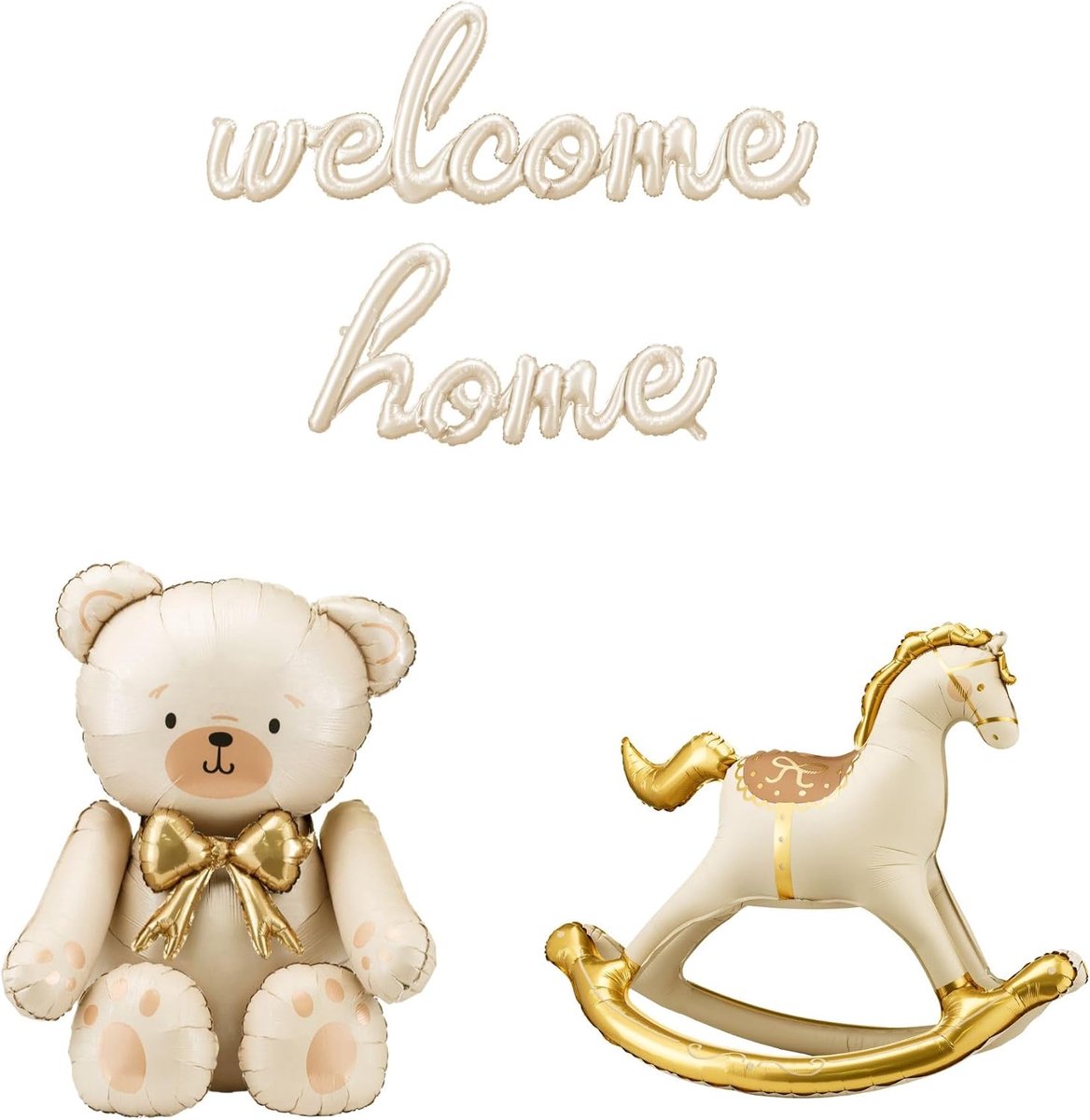 Welcome Home Partybox Decoratieset | crèmebeige