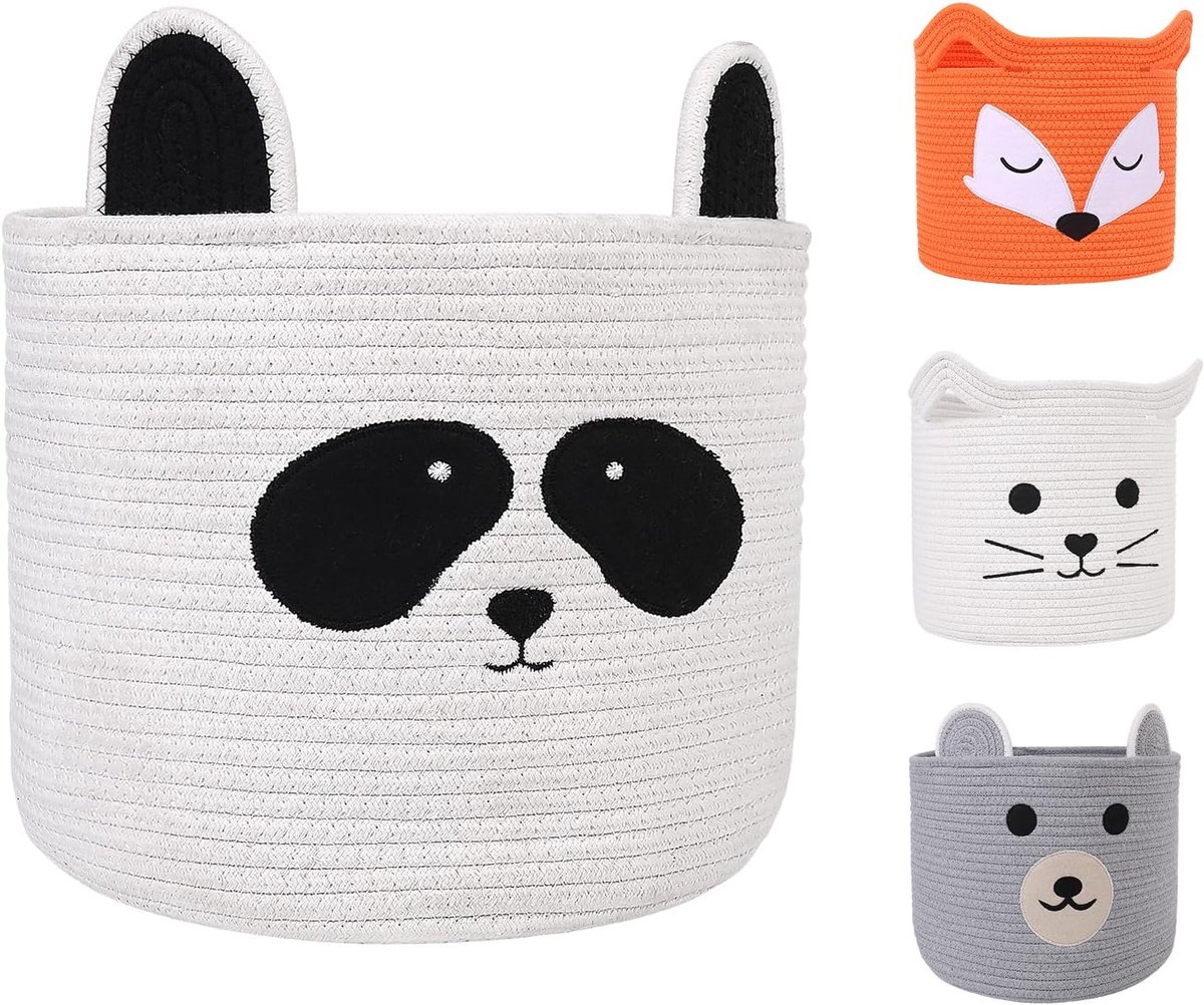 Opbergdozen,30x30 Speelgoedopslag,Kallax Opbergdozen,Kan gebruikt worden als wasmand,hondenspeelgoedmand,kledingmand,Kallax(panda)