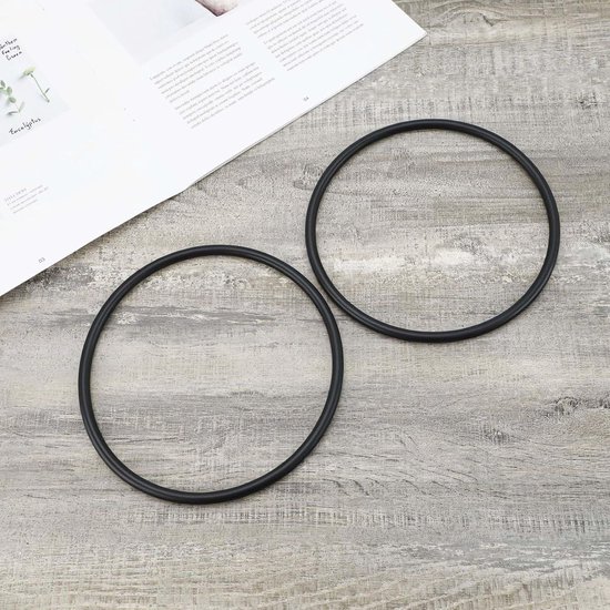 2 stuks zwembad O-ring spa pomp deksel O-ring pakking U9-229 O-218 compatibel met Dura compatibel met Max-E-glas 150x7mm zwart — afbeelding 4