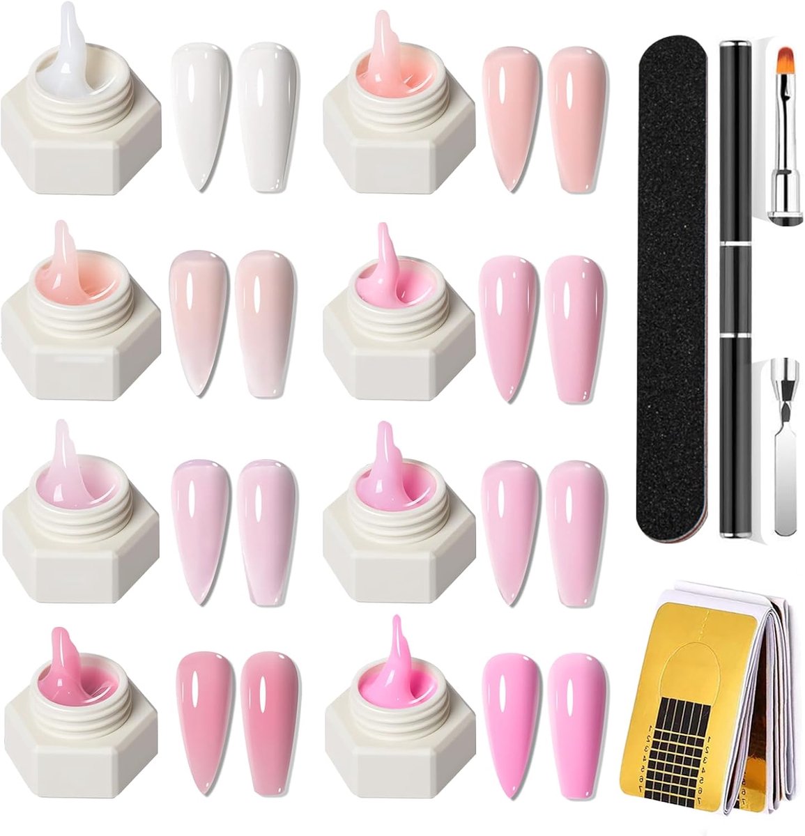 Gel opbouwgel gel ballen set uv-opbouwgel voor nagels nagelverlenging gel nail extension gel