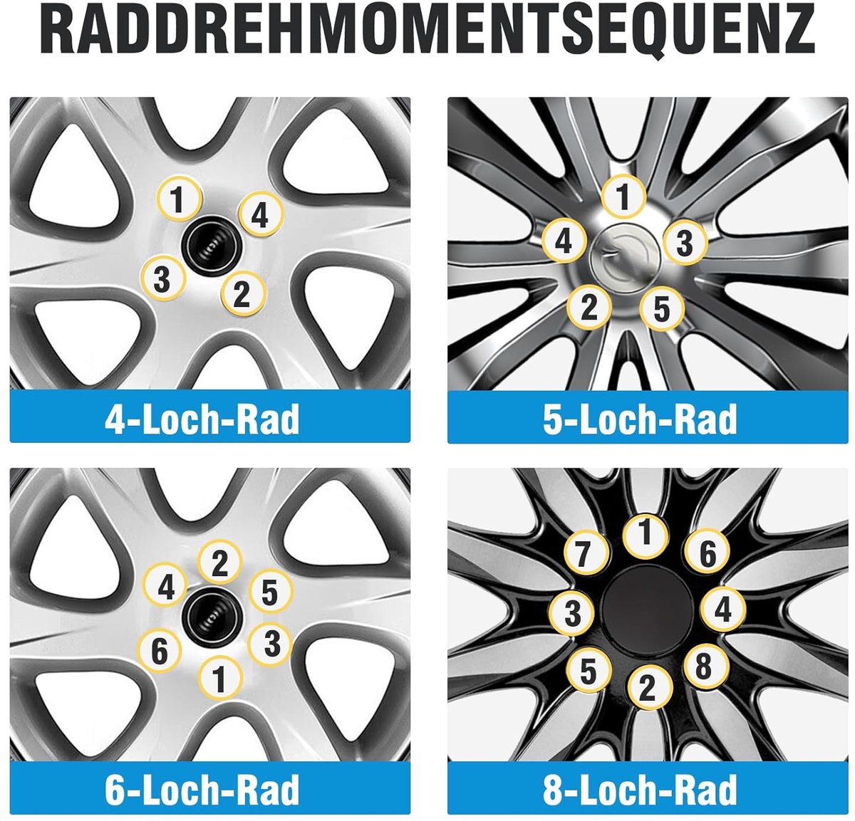 Moeren M12 x 1,5 wielmoeren, 60°SW 19 mm, vervanging voor Toyota Aygo Carina Celica, vervanging voor Mazda 626 RX7 323F, vervangingen voor Chrysler Daytona Le Baron Neon