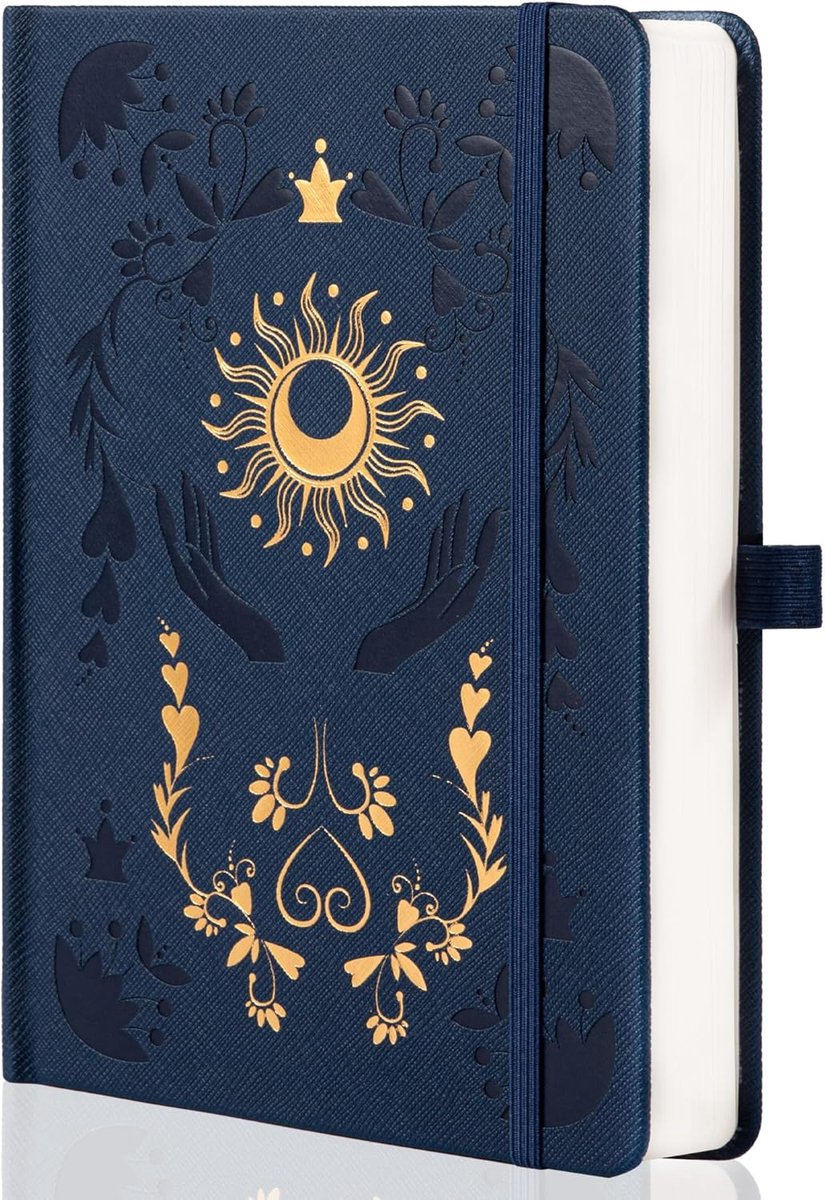 gestippeld dagboeknotitieboek voor vrouwen, mannen, dagboeken om te schrijven, A5 esthetisch notitieboek met stippen voor werk, reizen, school, 190 genummerde pagina's, 5,8”x8,4”