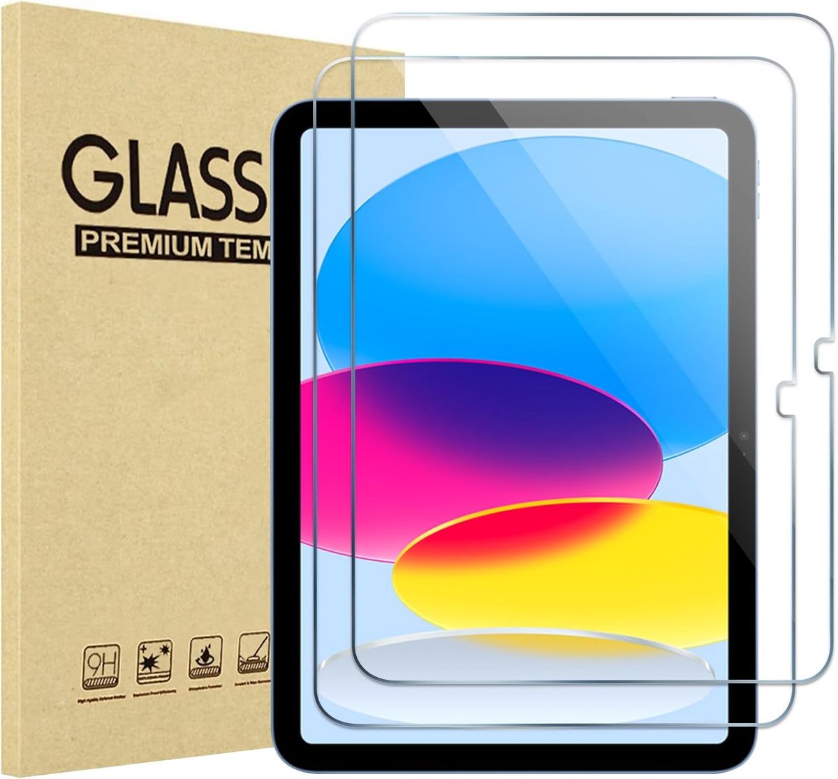 2 Stuks Privacy Screen Protector voor iPad 10 Generatie 10,9 Inch 2022, 9H Anti-spy Tempered Gehard Glass Beschermglas Schermbeschermer Screenprotector | iPad 11 Inch 2025/10.9 Inch 2022 Gehard Glas Film Guard