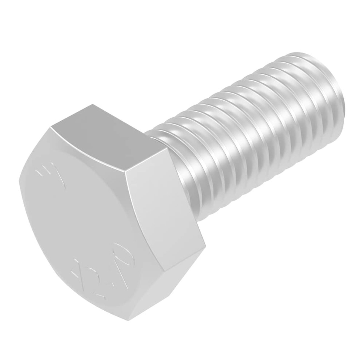 zeskantschroef M5 x 12 mm, RVS V2A VA A2, DIN 933 / ISO 4017, zeskantkop, 20 stuks