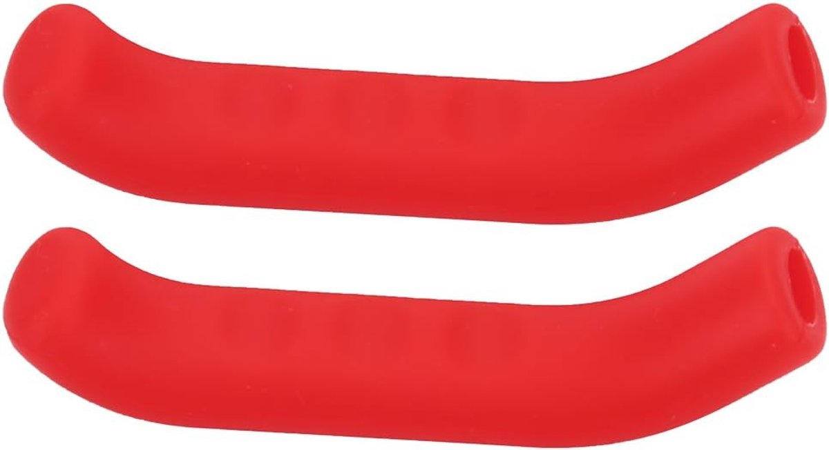 Remhoes Cover Universele Antislip Siliconen Remhendel Beschermende Shell voor Fiets (2 stuks) - 5 Kleuren (Kleur: Rood)
