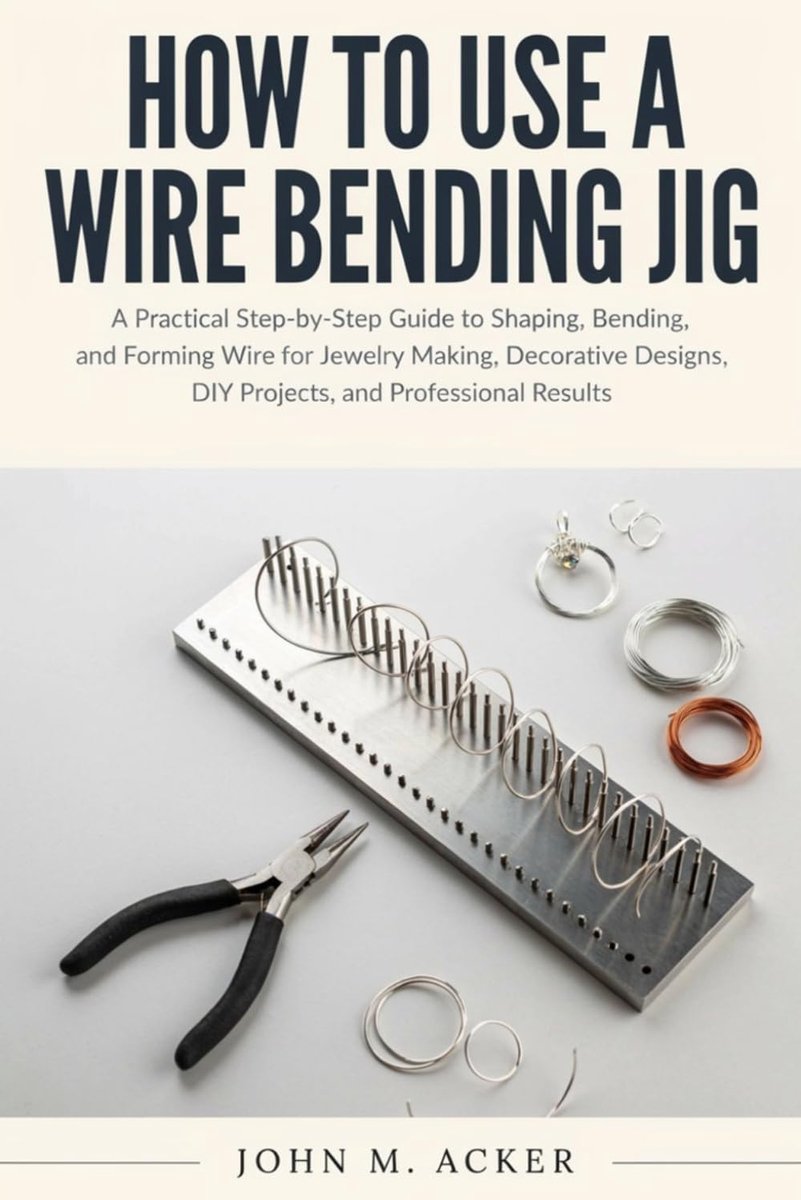 TO USE A WIRE BENDING JIG: A Practical Step-by-Step Guide to Shaping, Bending, and Forming Wire for Jewelry Making, Decorative Designs, DIY Projects, and Professional Results
