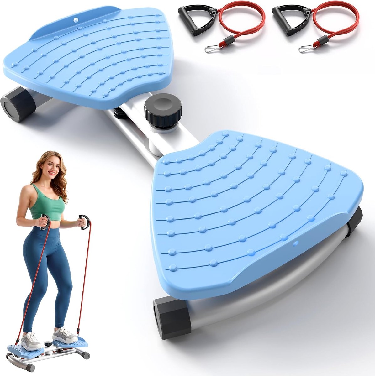 Twisting Machine: 172 kg Capaciteit & 20dB Ultra-Stille, Anti-Slip Home Gym Apparatuur voor Buikvet & Core Workout