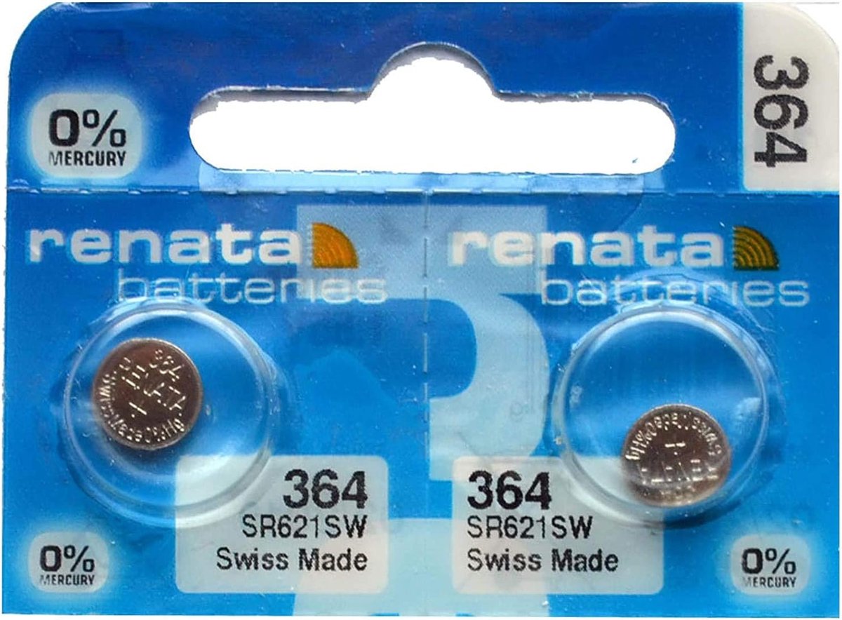 Horloge batterij SR621SW - zilveroxide - 2-pack - betrouwbare energie voor uw horloge - SnelShoppen