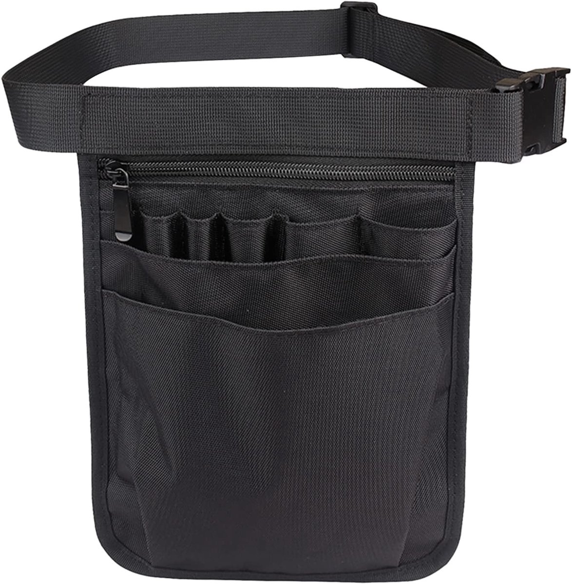Heuptas, Riem Organizer Heuptas, Nurse Professional Bag, Verpleegster Fanny Pack, Nursing Organizer Pouch, voor Stethoscopen (18 x 25 cm, Zwart)