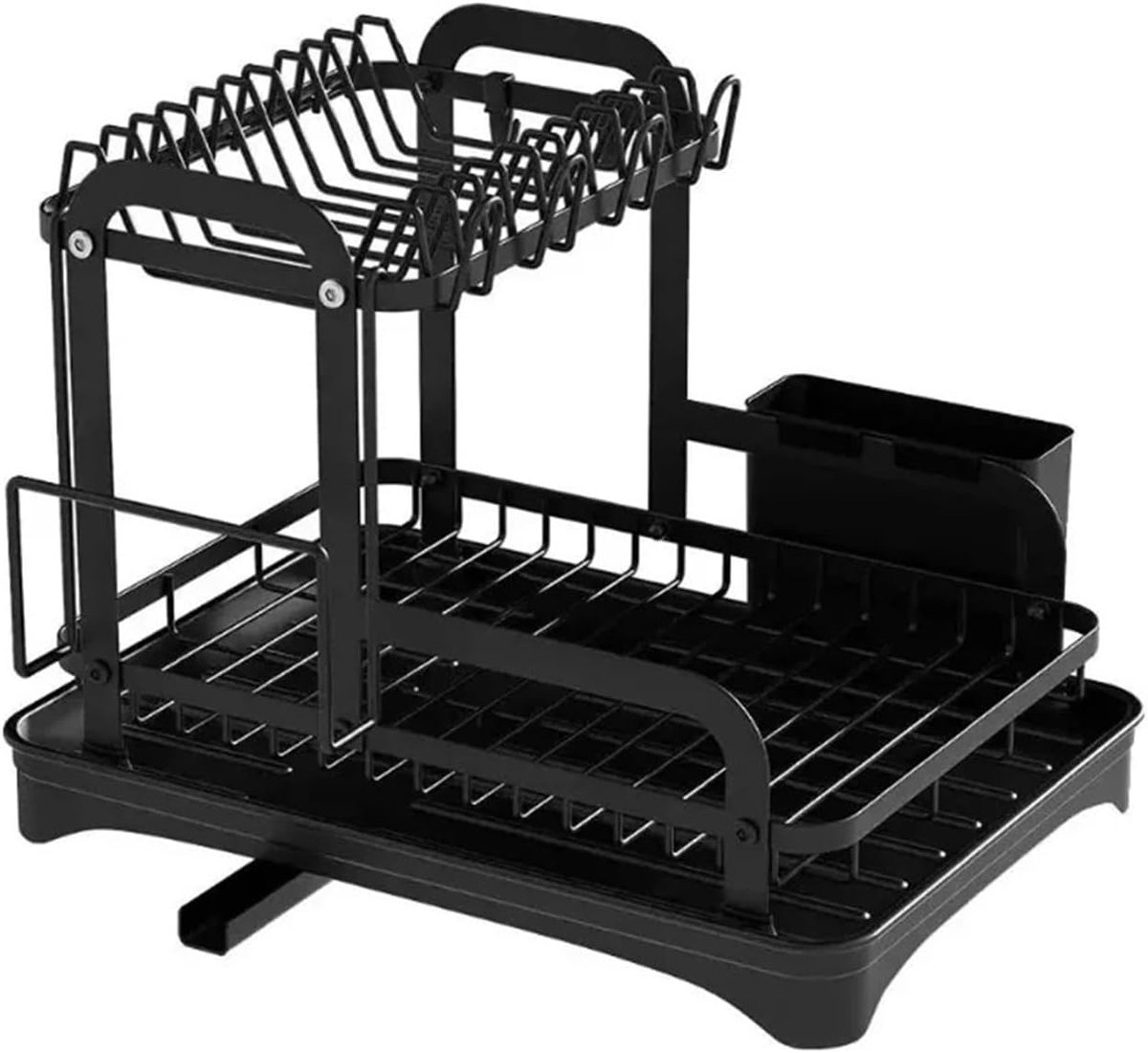 Afdruiprek Rvs Spoelbak Zware Du Afdruiprek Ruimtebesparende Afdruiprek Voor Platen Kommen Keukenkast Sto voor Keuken