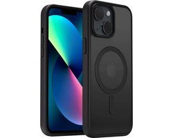 Hoesje Geschikt voor iPhone 13/14 - Zwart - Geschikt voor MagSafe – Slank, Sterk en Shock proof