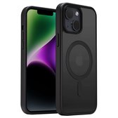 Hoesje Geschikt voor iPhone 14 Plus - Zwart - Geschikt voor MagSafe – Slank, Sterk en Shock proof
