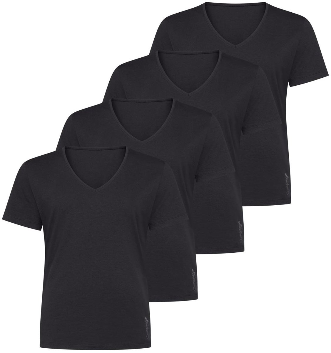 sloggi Heren onder t-shirts 4 pack SLG Base