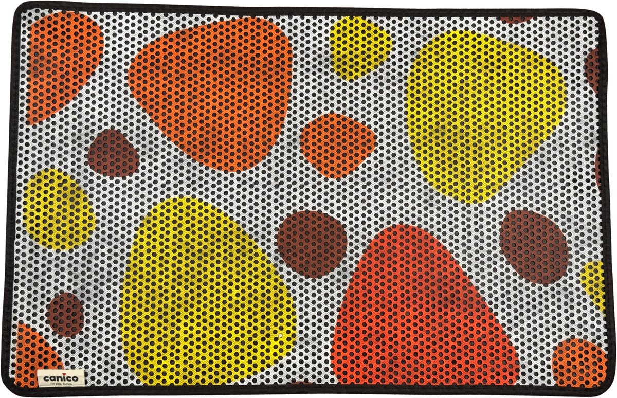 Canico Kattenbakmat - Uitloopmat - Kleurstenen Wit - 90 x 60 cm
