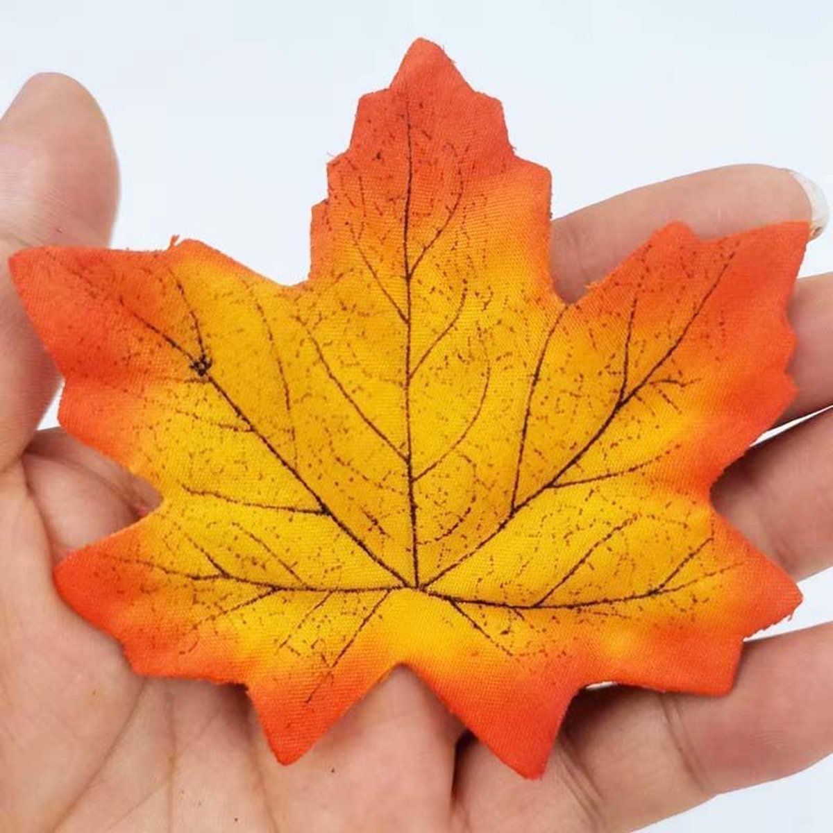 300 stuks, 10 x 10 cm, herfstbladeren, decoratie, kunstherfstbladeren om te knutselen, herfstdecoratie, outdoor, herfstdecoratie, esthetisch, in gemengde kleuren, voor Kerstmis, Halloween