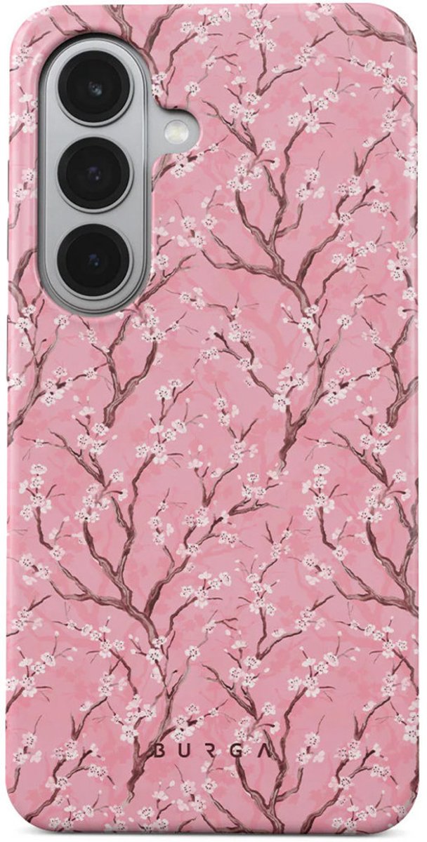 Burga Hoesje geschikt voor Samsung Galaxy S26 Plus MagSafe Telefoonhoesje Hardcase | Burga Tough Backcover Shockproof | Geschikt voor MagSafe | Geschikt voor Draadloos Opladen met Magnetische Ring | Geschikt voor MagSafe Case - Sakura | Roze
