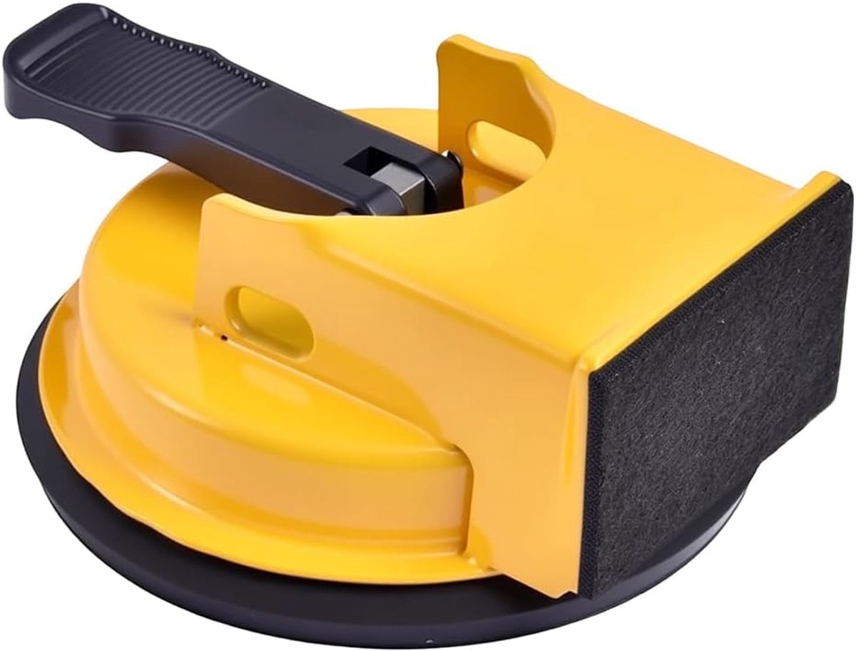 Installatiegereedschap voor laminaatvloeren, robuuste grijper met zuignap, vloergrijper, ergonomische handgreep, geschikt voor glas, tegels, marmer, laminaatvloeren, compacte efficiënte installatiekit