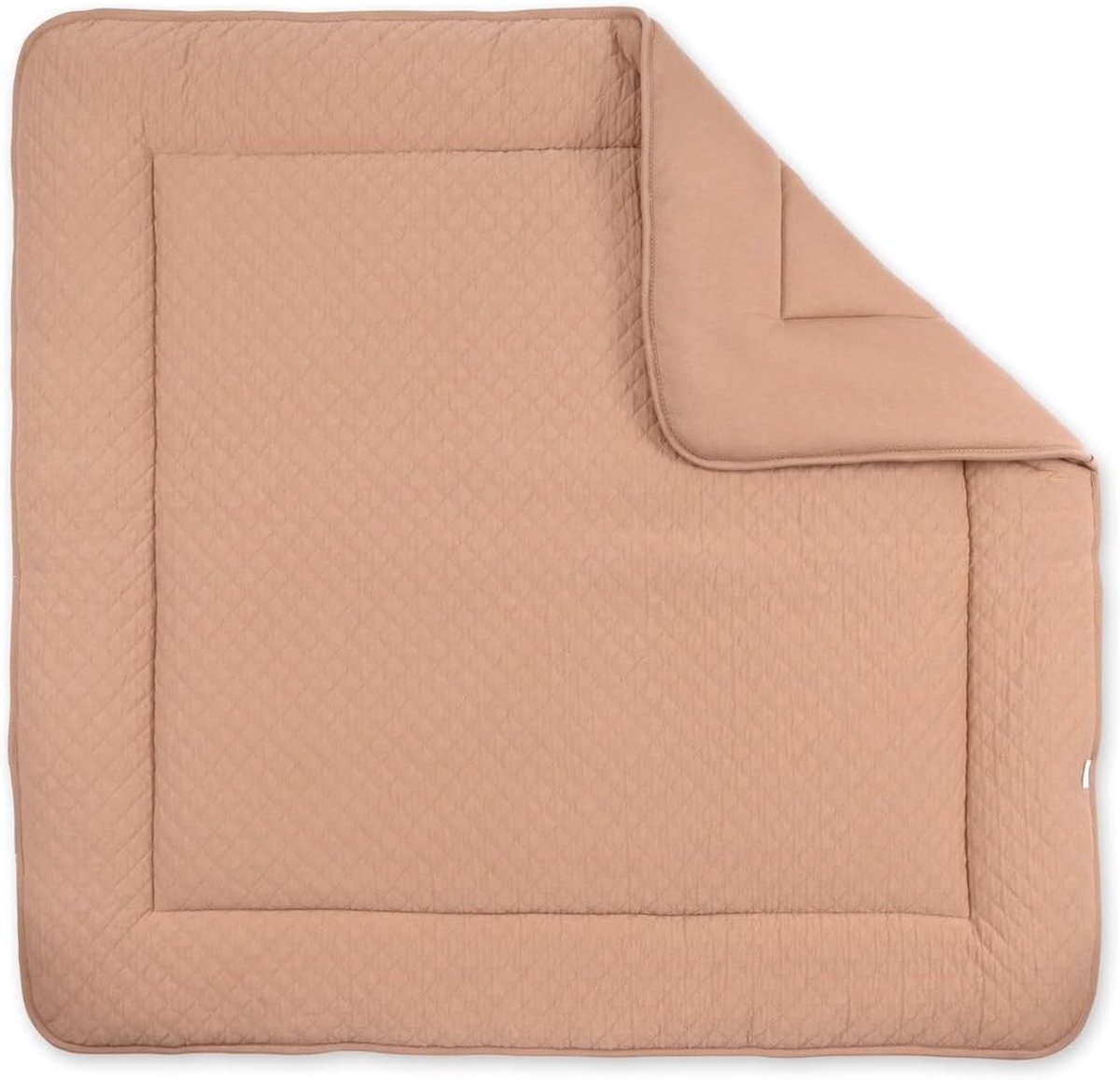 Parkmat en speelkleed, gewatteerde jersey, beige