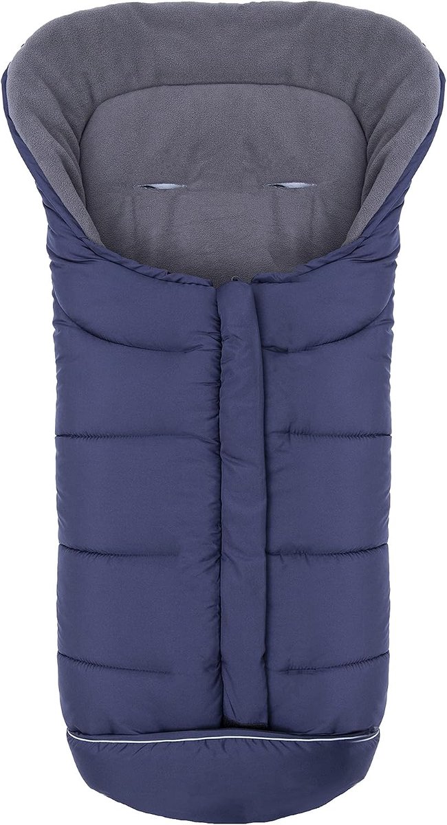 Universele Voetenzak voor Kinderwagen, Winter Voeten voor Buggy Kinderwagen Voering, Waterdichte & Winddichte, Warme Polar Fleece Gevoerd voor Pasgeborene Kinderwagen, Marineblauw
