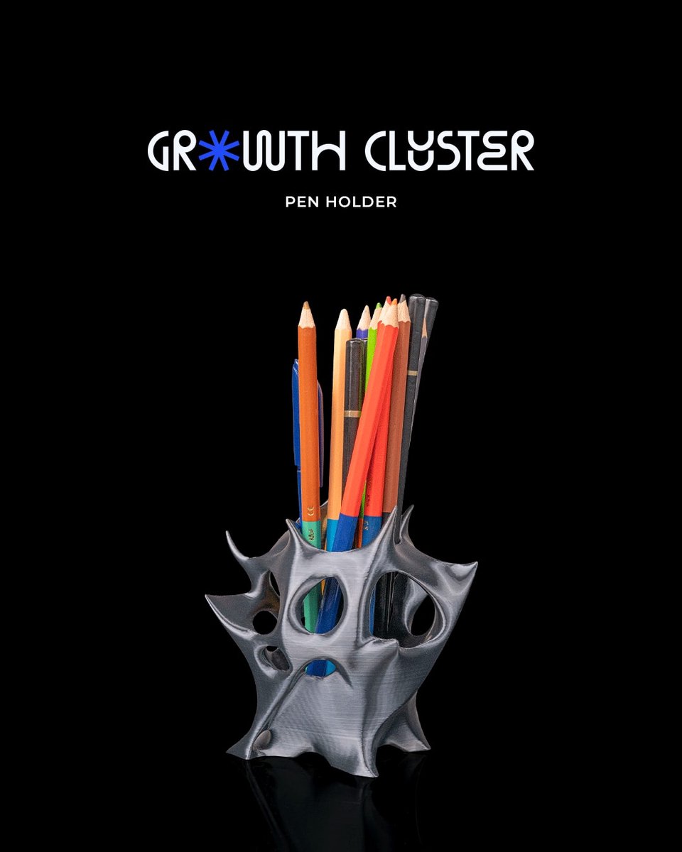 Growth Cluster - Pennenhouder voor bureau en werkplek - Decoratieve organizer - woonaccessoire, bureau organizer, kantoor, interieur