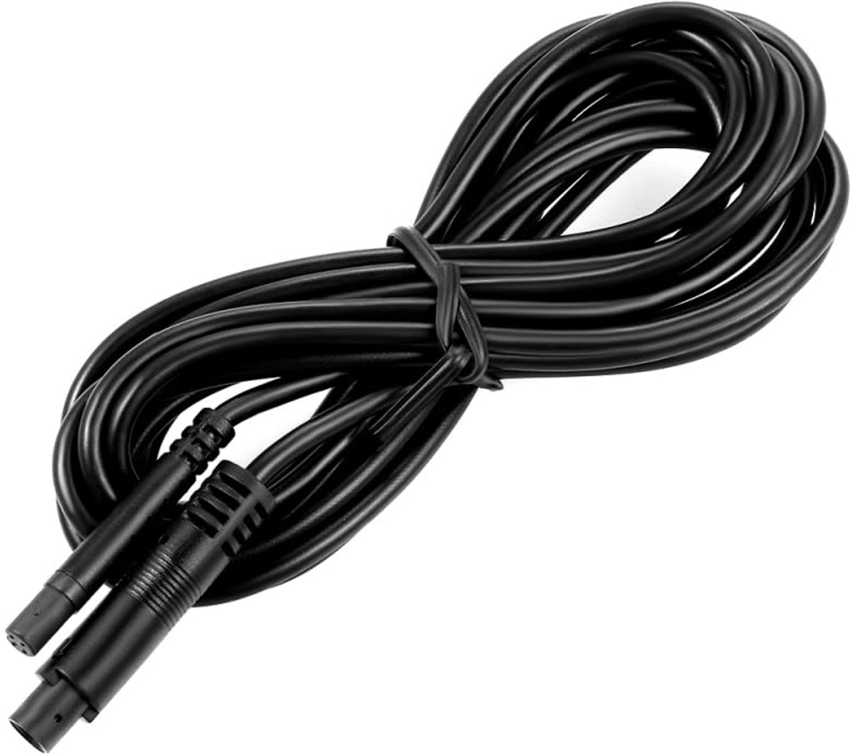 Verlengkabel voor achteruitrijcamera, 2,5 m, 4-polig, voor 12 V/24 V, vrachtwagen, camper, aanhanger, bus, bestelwagen, robuuste kabel voor achteruitrijcamera's met spiegelaansluiting