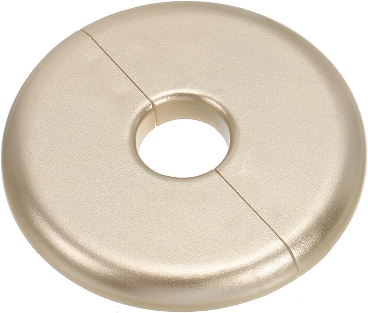 Muursplitflens 16,5 mm (0,65"), ABS ronde zelfklevende schildplaatgespen Waterpijpdeksel voor keuken, badkamer, armpijpkraandecoratie, goud
