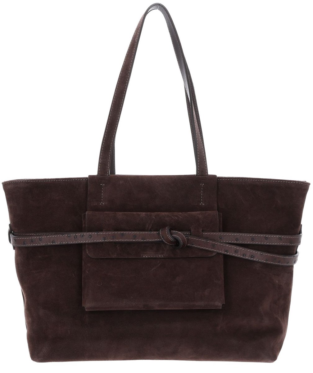 GIANNI CHIARINI schoudertas Belty Shoulder Bag Moka donkerbruin
