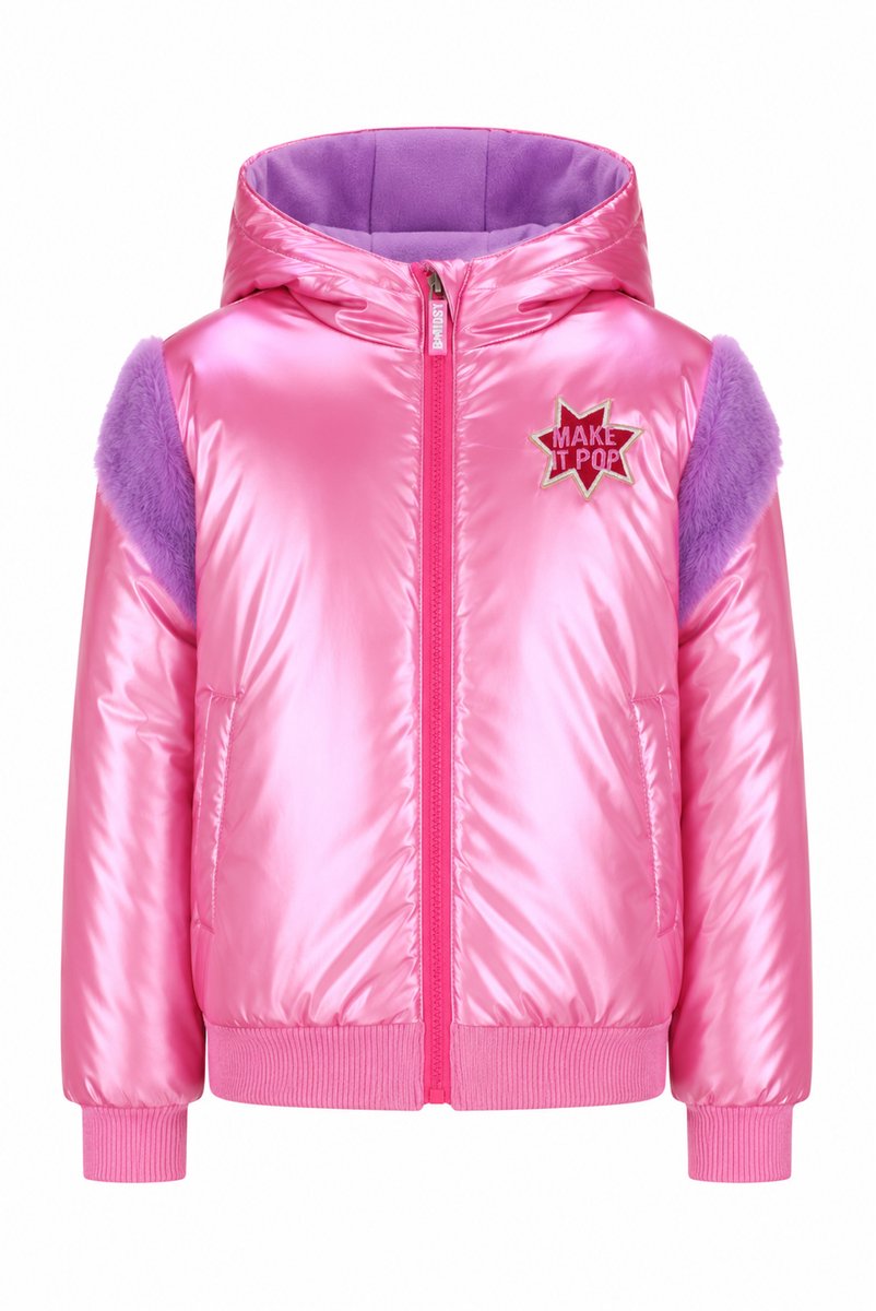 B.Nosy Y608-5212 Jas meisjes roze - Maat 116