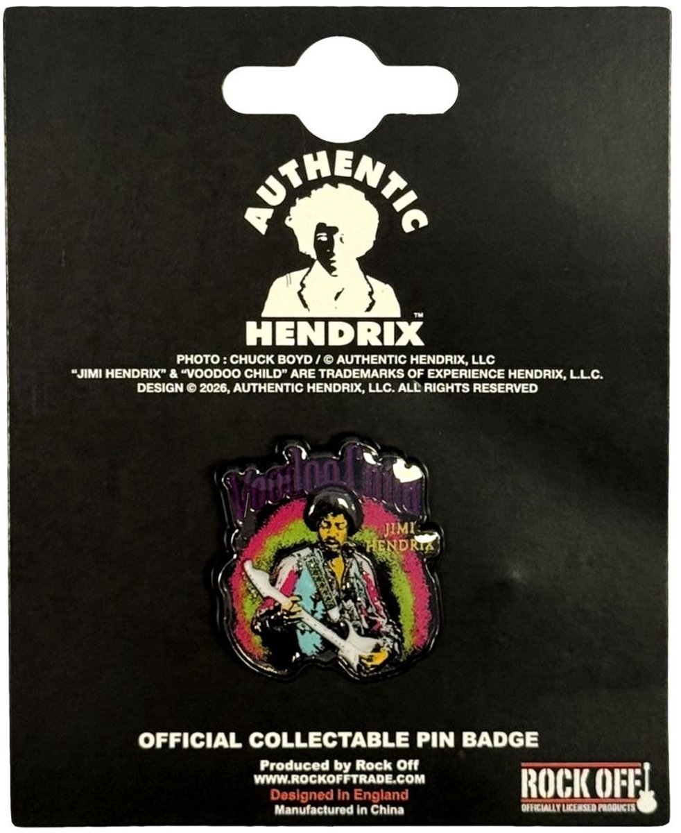 Jimi Hendrix - Voodoo Child Pin - Multicolours
