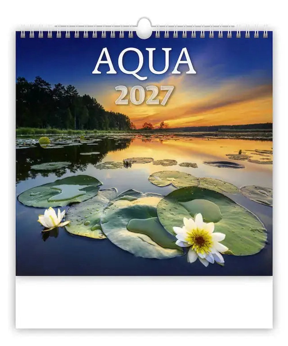 Wandkalender 2027 Aqua