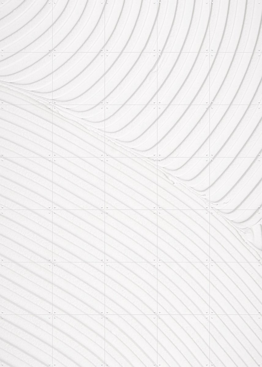 IXXI Curved Harmony, 1x Studio II & Various - 100 x 140 cm - Gratis ophangtool - Grote wanddecoratie en posters - Strepen, Digitale Kunst